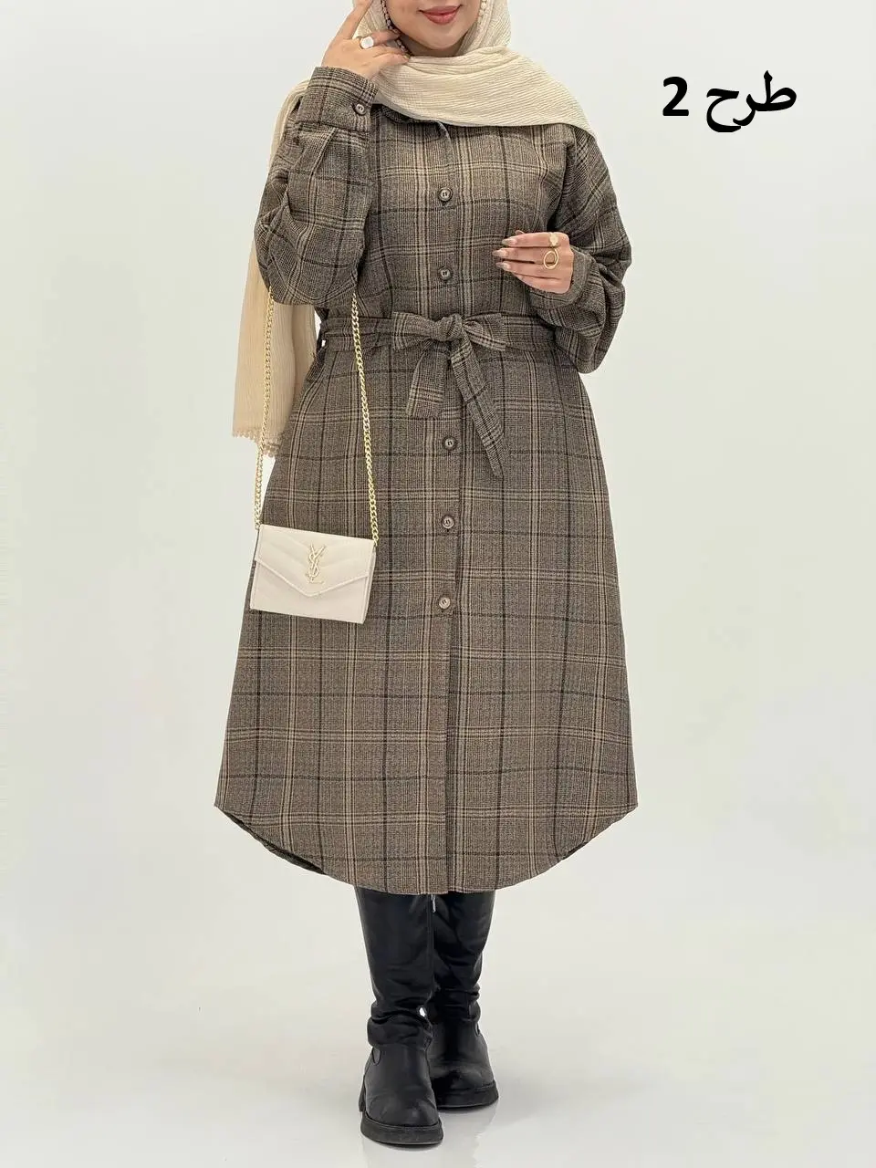 3564-مانتو پاییزه شایلین